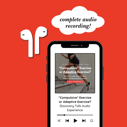 "Compulsive" Exercise or Adaptive Exercise? (Discovery Talk Audio Experience)